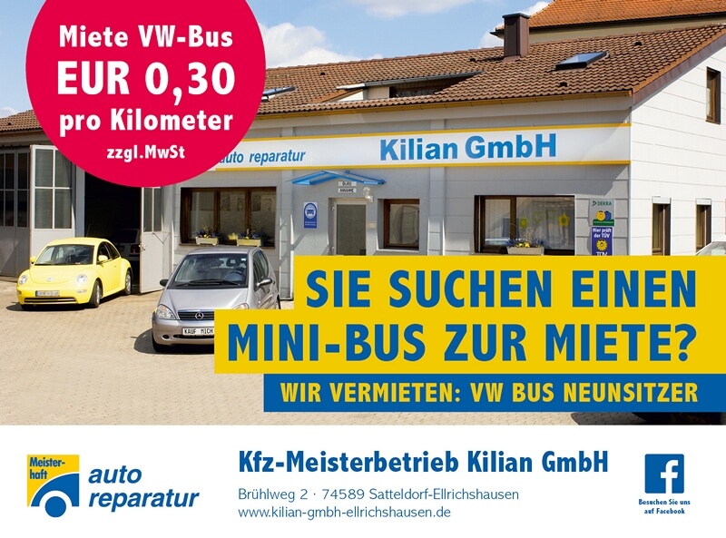 VW-Bus zur Miete
